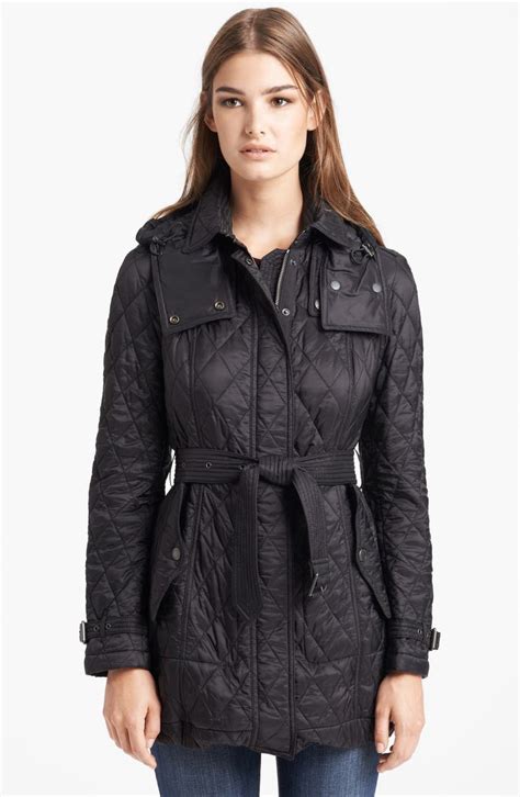 burberry quilted jacket with belt|quilted Burberry jacket outlet store.